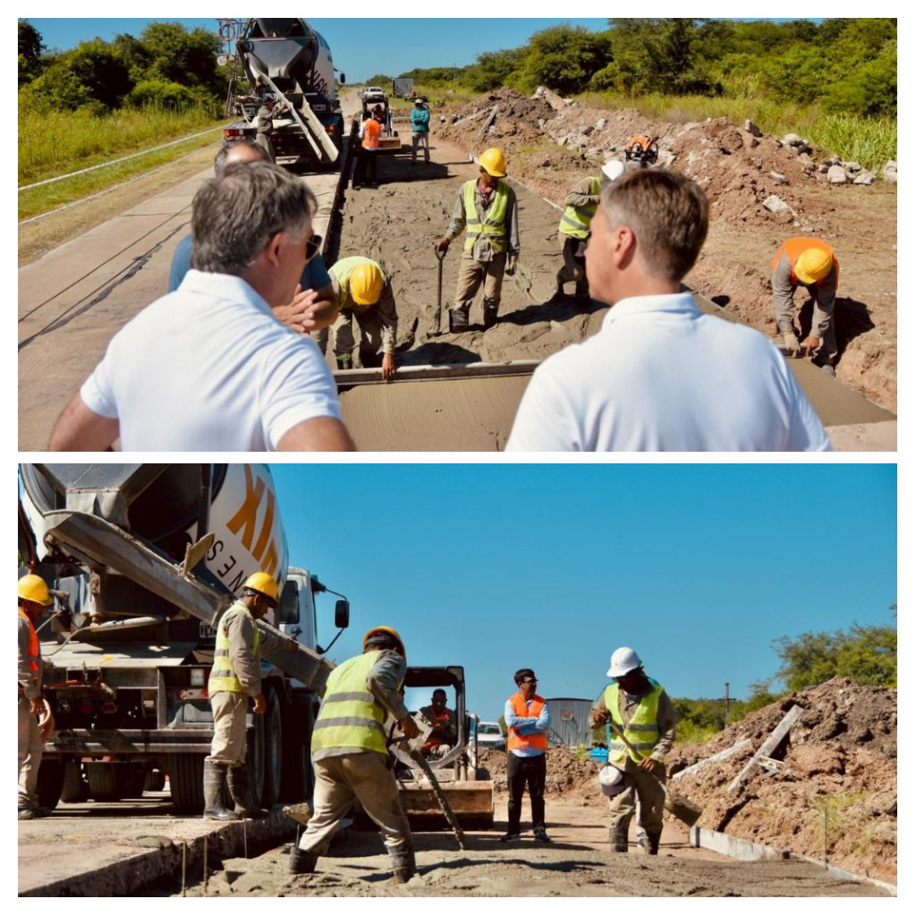 *EL GOBERNADOR ZDERO SUPERVISO LAS OBRAS DE BACHEOS Y MANTENIMIENTO EN LA RUYA PROVINCIAL N� 1 *