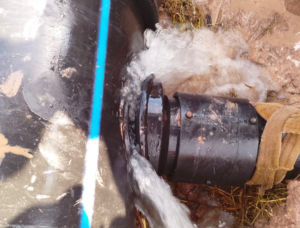 *ACUEDUCTO PUERTO LAVALLE-CASTELLI: SAMEEP TRABAJA PARA NORMALIZAR EL SERVICIO*