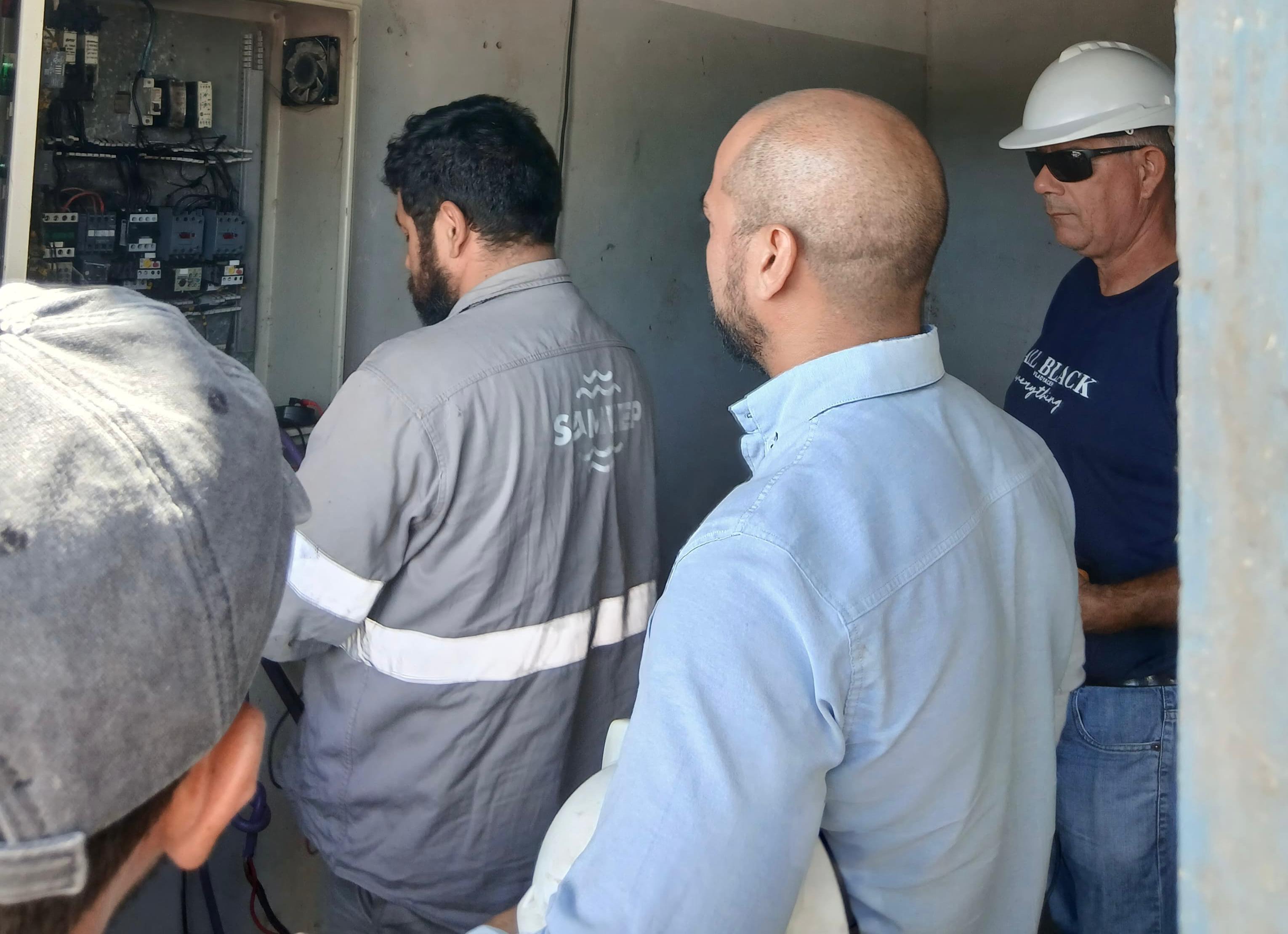 *SAMEEP RESTABLECIÓ EL SERVICIO DE AGUA POTABLE EN LOS FRENTONES, TRAS LA CAIDA DE UN RAYO*