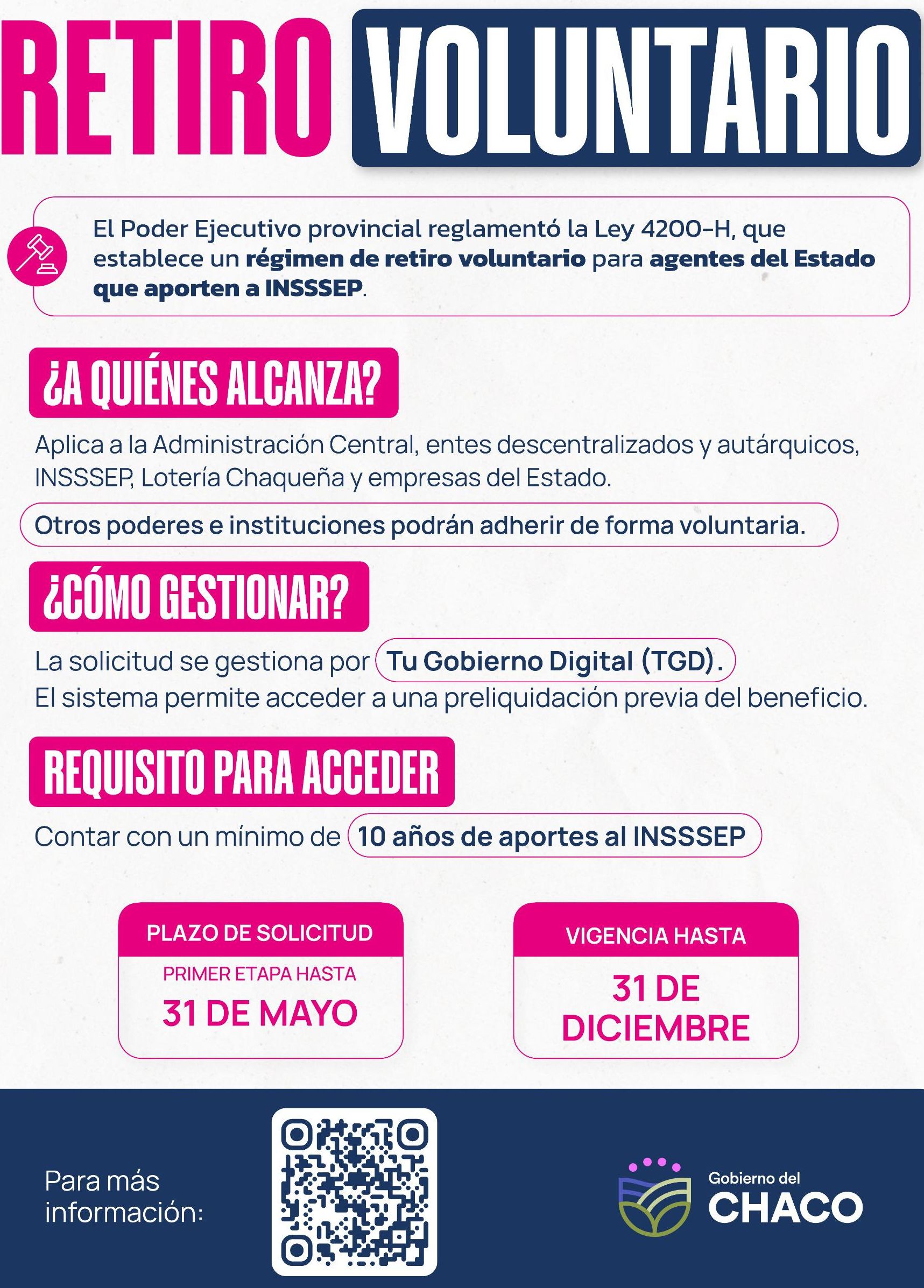 *RETIRO VOLUNTARIO :EL EJECUTIVO PROVINCIAL QUE ESTA VIGENTE PARA AGENTES DEL ESTADO *