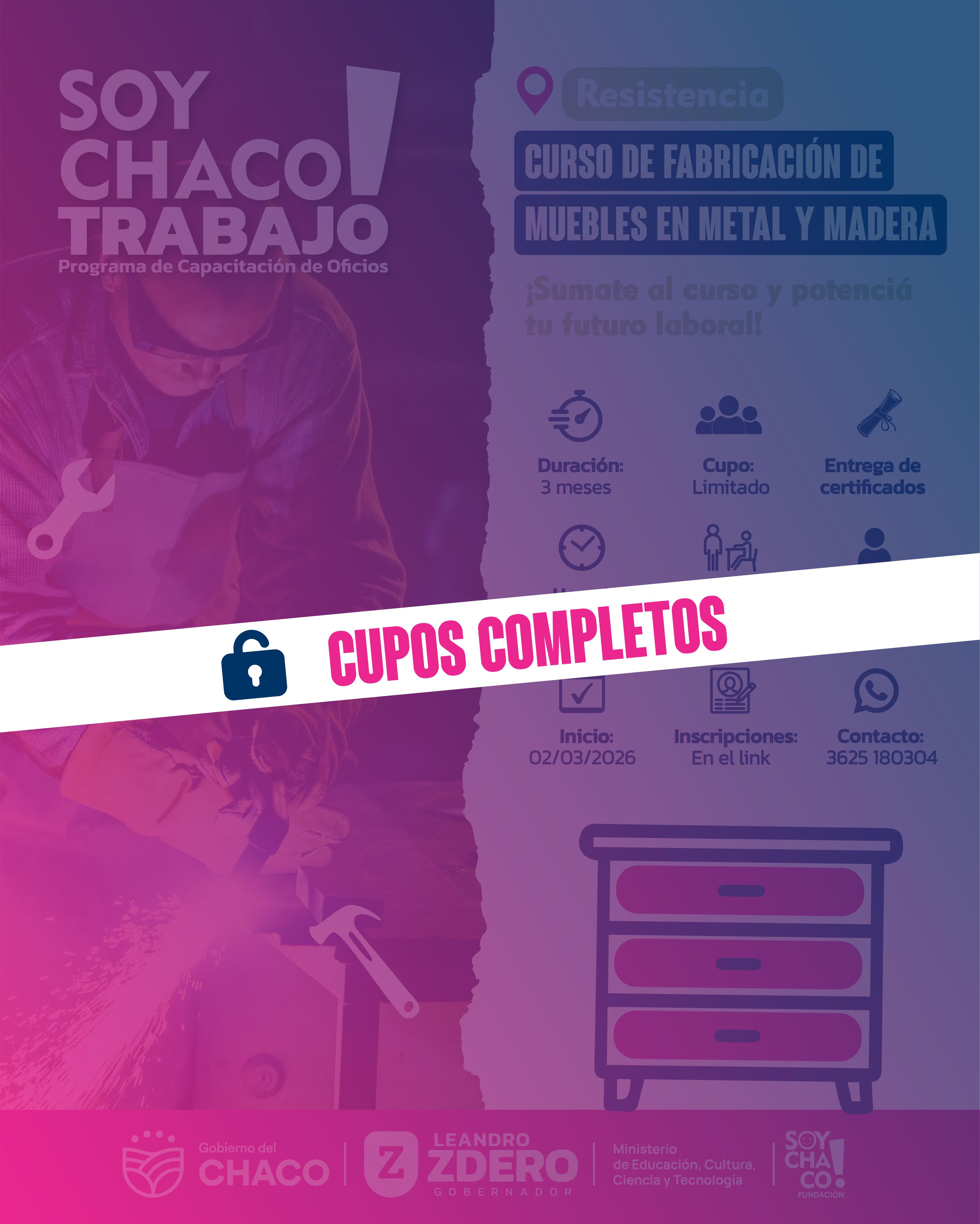 *CONVOCATORIA RÉCORD: FUNDACIÓN SOY CHACO FINALIZÓ INSCRIPCIONES CON MILES DE INTERESADOS*  