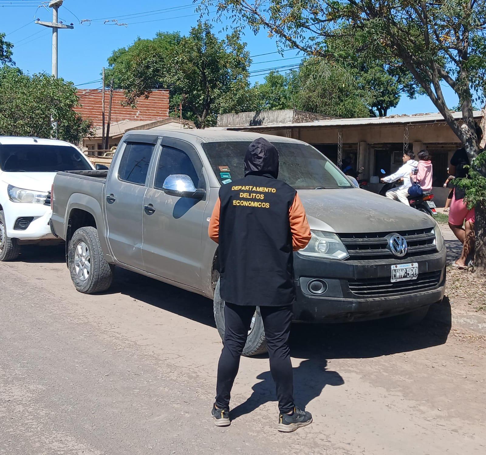 LAVADO DE ACTIVOS: OTRA CAMIONETA SECUESTRADA A CONOCIDO REFERENTE SOCIAL