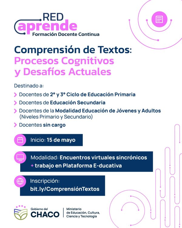 *EDUCACI&Oacute;N LANZA CAPACITACI&Oacute;N DOCENTE SOBRE COMPRENSION DE TEXTOS CON ENFOQUE CIENT&Iacute;FICO*