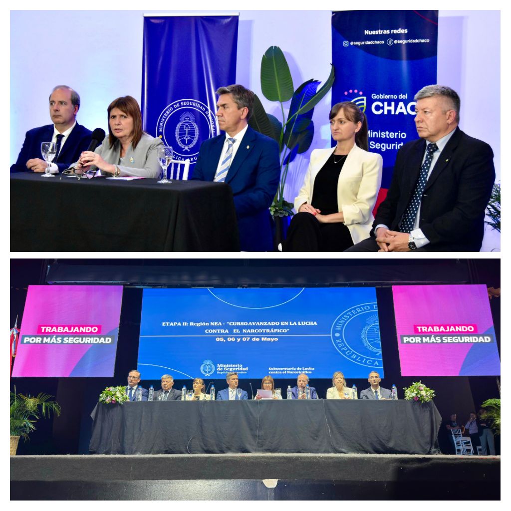 EL GOBERNADOR ZDERO Y LA MINISTRA BULLRICH ACOMPAÑARON EL CIERRE DEL CURSO AVANZADO DE LUCHA CONTRA EL NARCOTRÁFICO