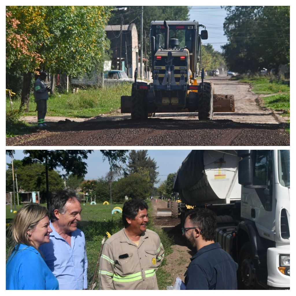 RESISTENCIA: MEIRIÑO CONSTATÓ OBRAS DE RIPIO EN EL BARRIO SAN ANTONIO Y SUPERVISÓ LA LIMPIEZA DE LA LAGUNA EN LA LIGURIA