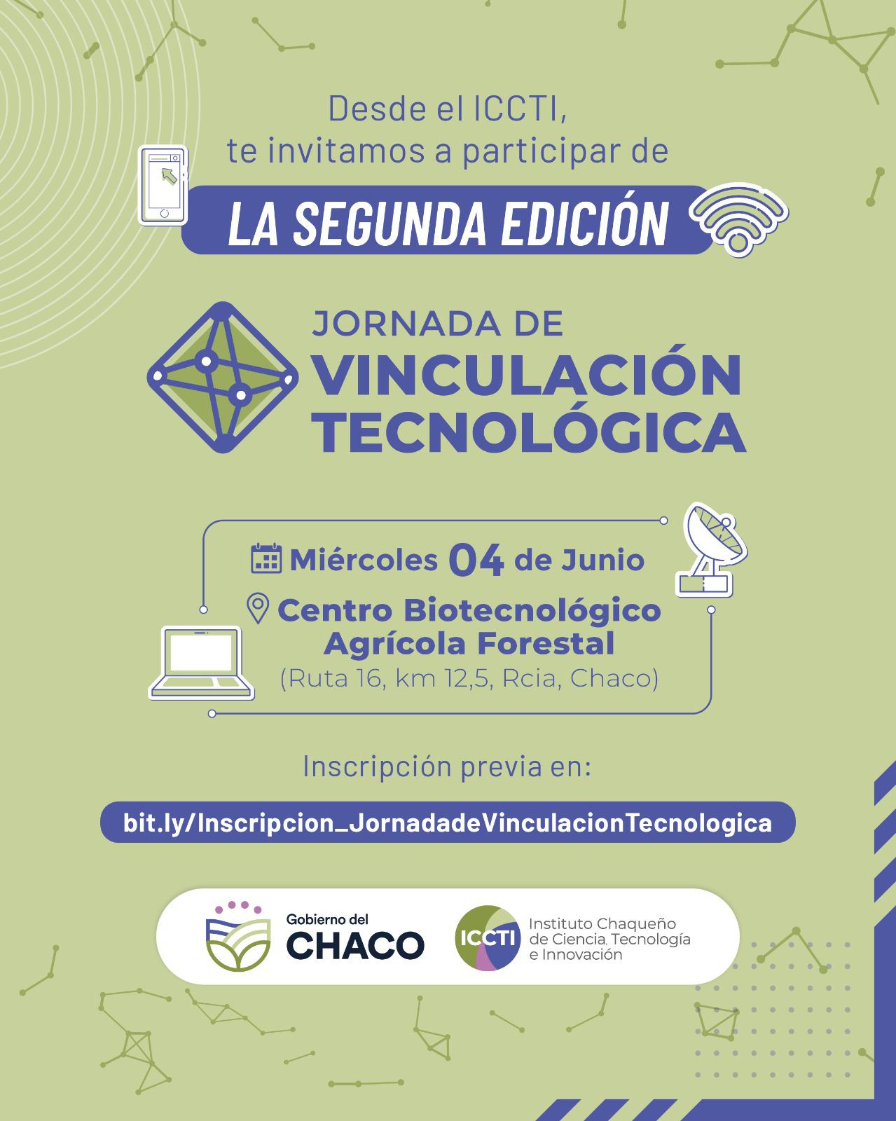 EL ICCTI INVITA A LA SEGUNDA JORNADA DE VINCULACIÓN TECNOLÓGICA EN RESISTENCIA