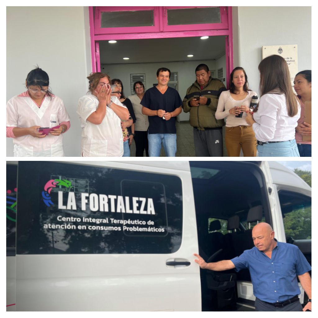 LA VICEGOBERNADORA SCHNEIDER ENTREGÓ UN MINIBÚS AL CENTRO TERAPÉUTICO LA FORTALEZA: “ESTE ES EL CAMINO DE UN ESTADO PRESENTE QUE CUIDA”
