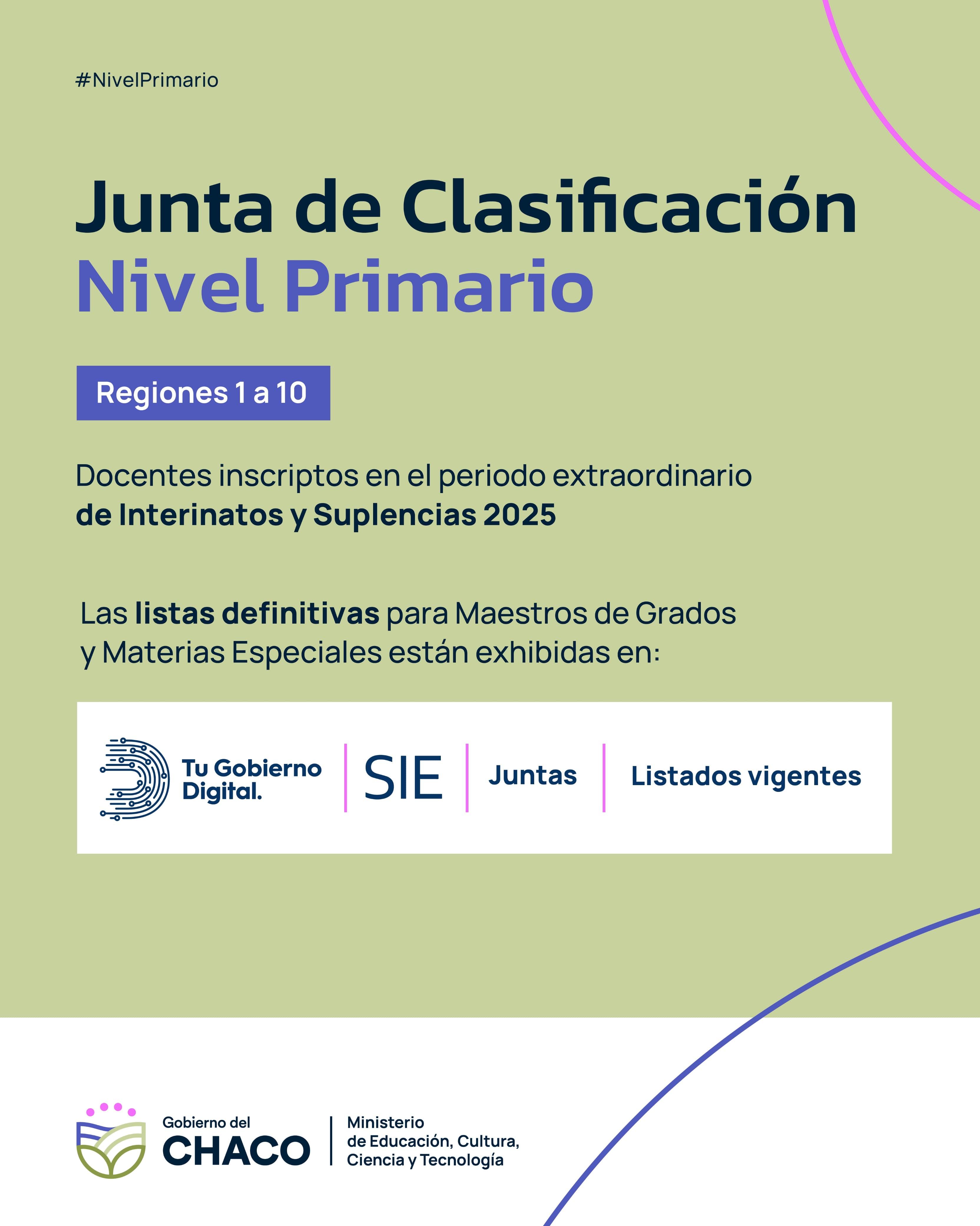INTERINATOS Y SUPLENCIAS 2025: ESTÁN PUBLICADAS LAS LISTAS DEFINITIVAS DE MAESTROS DE GRADO Y MATERIAS ESPECIALES