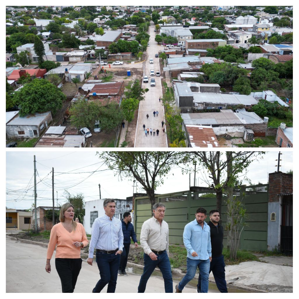 RESISTENCIA: 25 CUADRAS DE PAVIMENTO PARA VILLA ERCILIA; EL GOBERNADOR ZDERO SUPERVISÓ LAS OBRAS