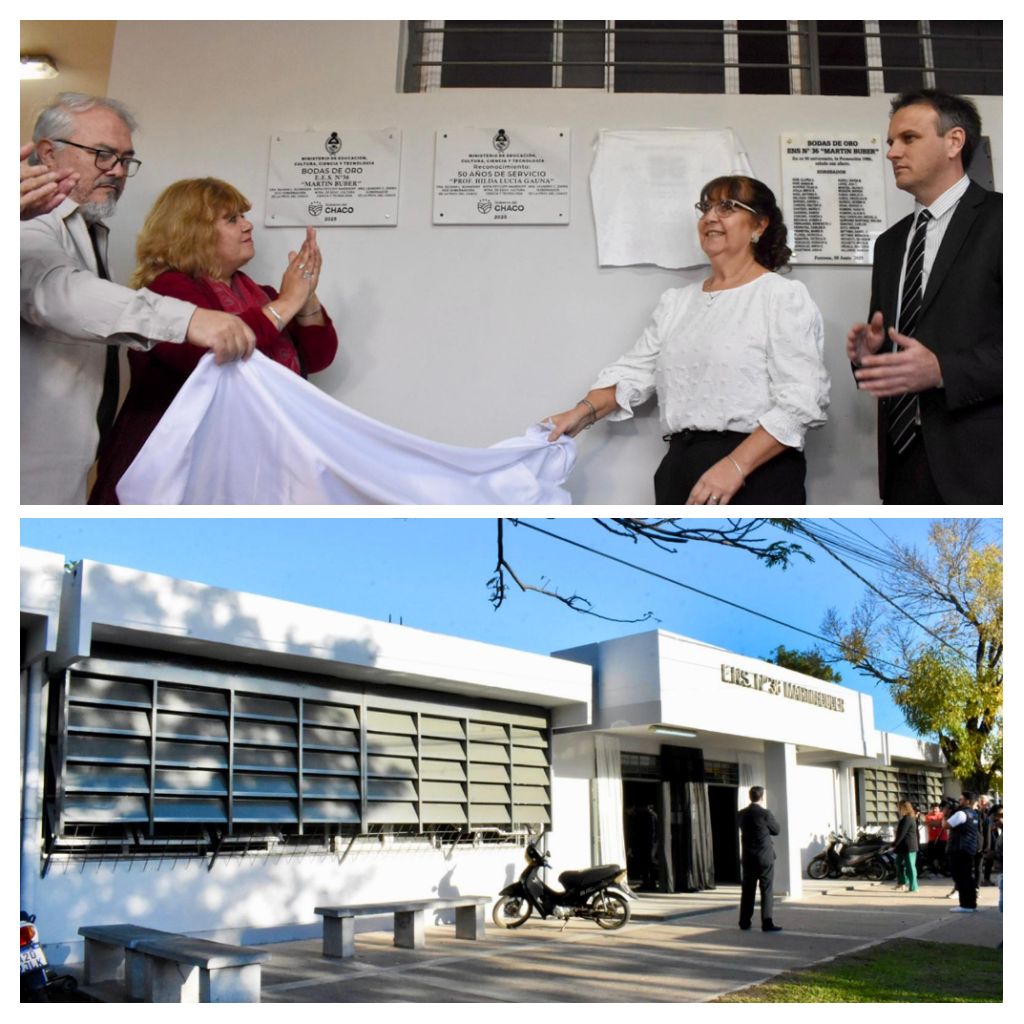EL GOBIERNO PROVINCIAL ACOMPAÑÓ EL ACTO POR LAS BODAS DE ORO DE LA ESCUELA SECUNDARIA N° 36 “MARTÍN BUBER” DE FONTANA