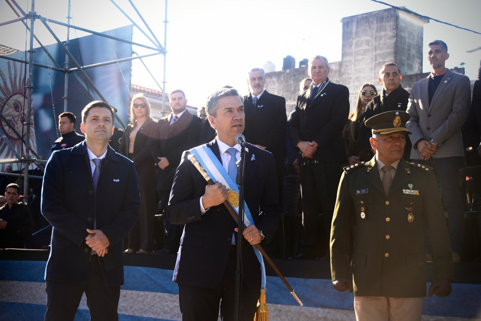 *PROMESA DE LEALTAD A LA BANDERA: "LA PATRIA NOS PERTENECE A TODOS Y ENTRE TODOS, TENEMOS QUE CUIDARLA", DESTAC&Oacute; ZDERO*