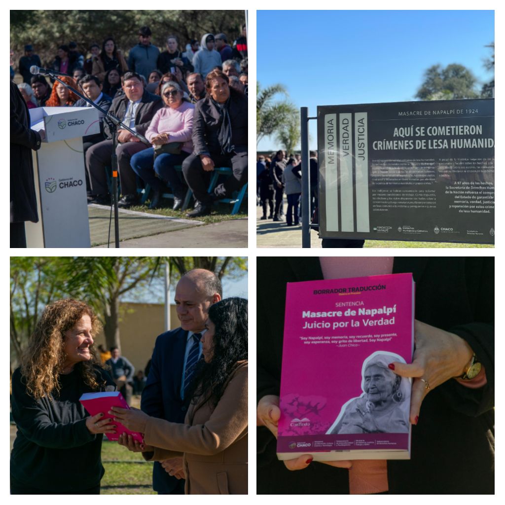 CHACO CUMPLE: EL GOBIERNO PROVINCIAL ENTREGÓ LA SENTENCIA TRADUCIDA EN LENGUAS ORIGINARIAS SOBRE EL JUICIO POR NAPALPÍ