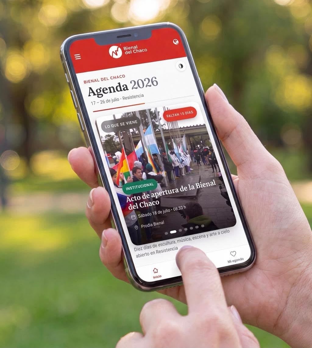 *BIENAL DEL CHACO 2026: YA EST&Aacute; DISPONIBLE LA AGENDA OFICIAL INTERACTIVA DEL MAYOR ENCUENTRO DE ESCULTURA A CIELO ABIERTO*