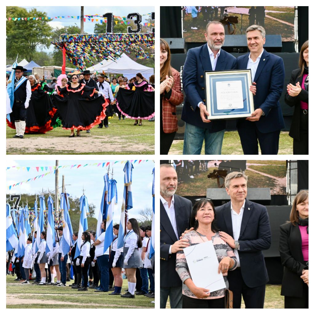EL GOBERNADOR ZDERO ACOMPAÑÓ HOY EL ANIVERSARIO 137º DE PUERTO TIROL