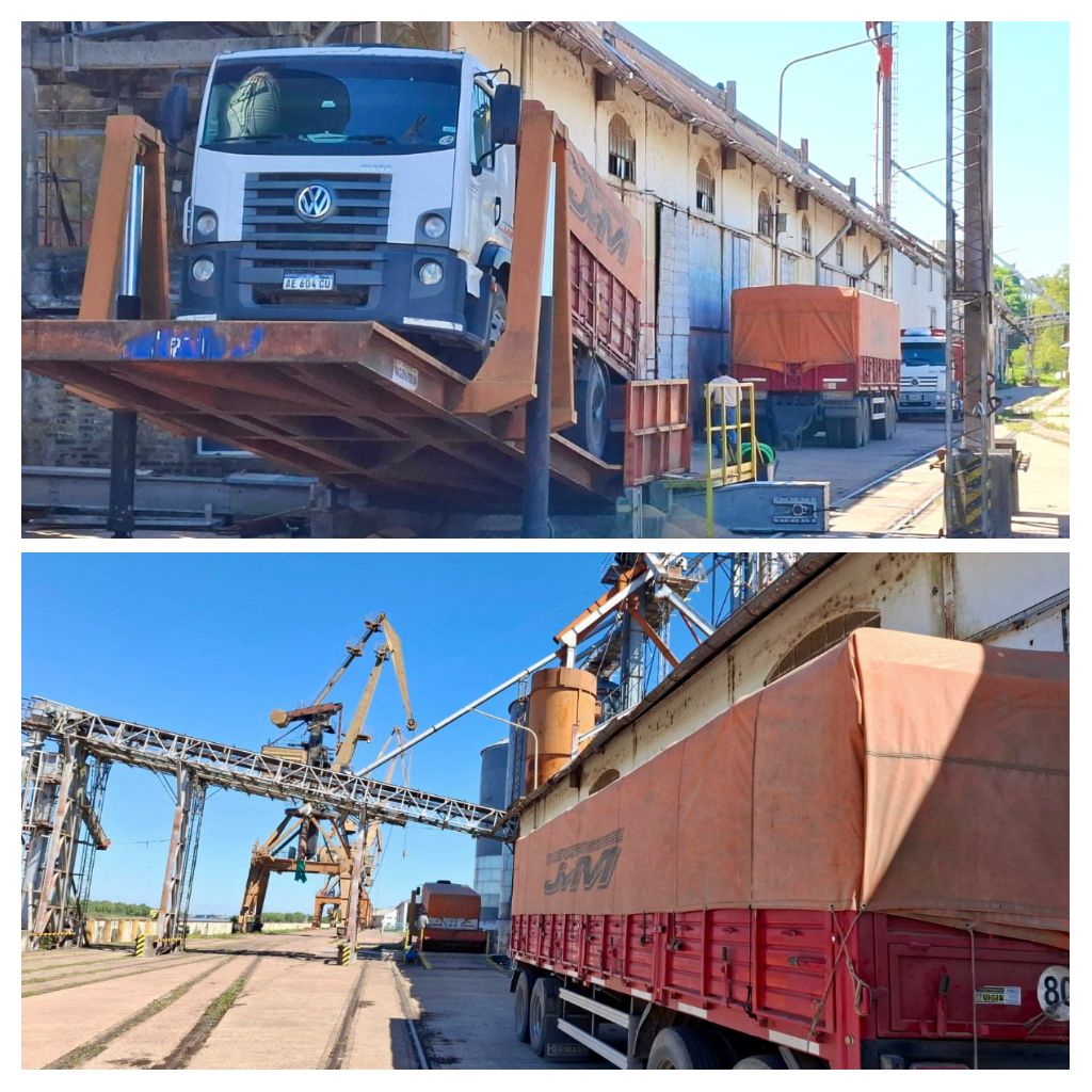 DESPUÉS DE AÑOS DE INACTIVIDAD: EL PUERTO DE BARRANQUERAS RECIBE TRIGO PROVENIENTE DE SANTA FE