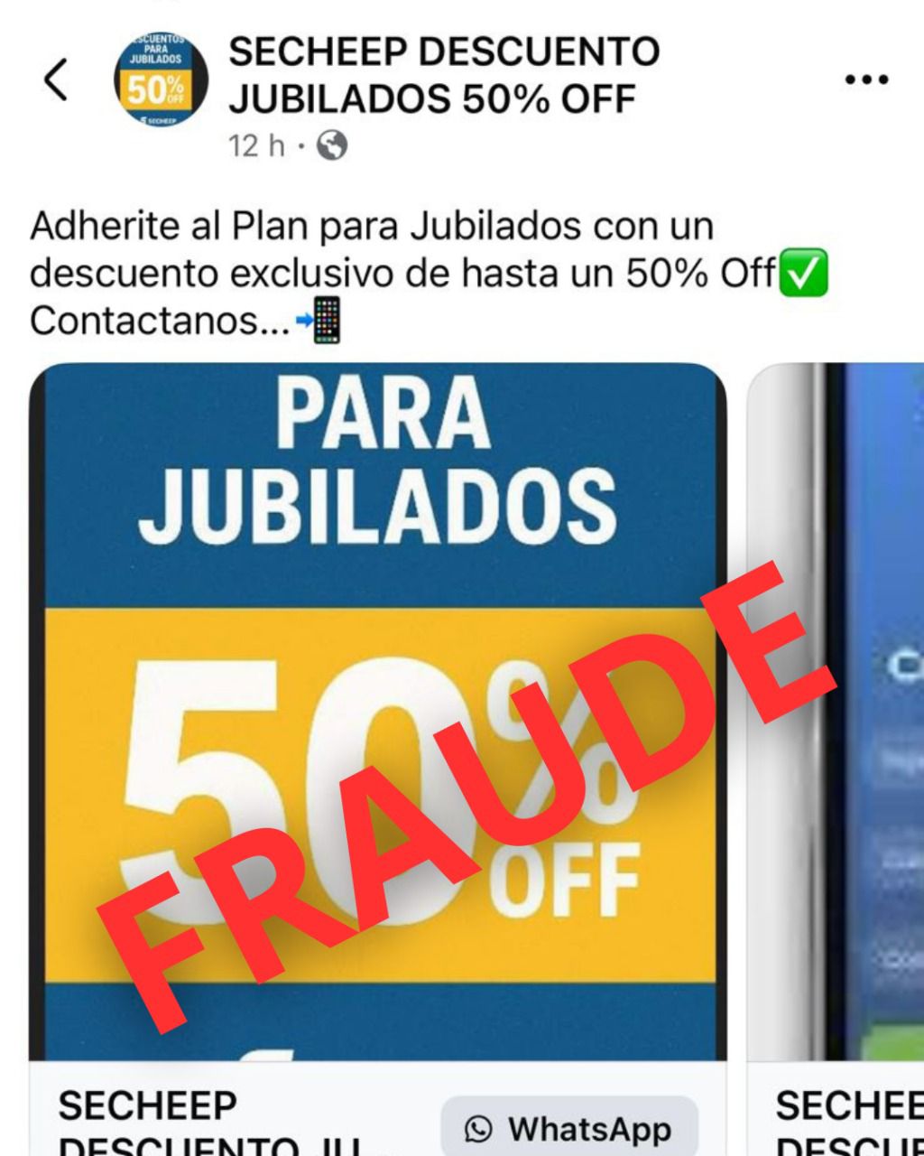 🚨 ALERTA POR FRAUDE 🚨