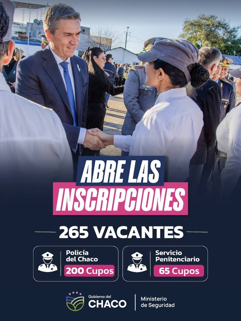 *YA EST&Aacute;N HABILITADAS LAS INSCRIPCIONES PARA INGRESAR A LA POLIC&Iacute;A Y AL SERVICIO PENITENCIARIO*