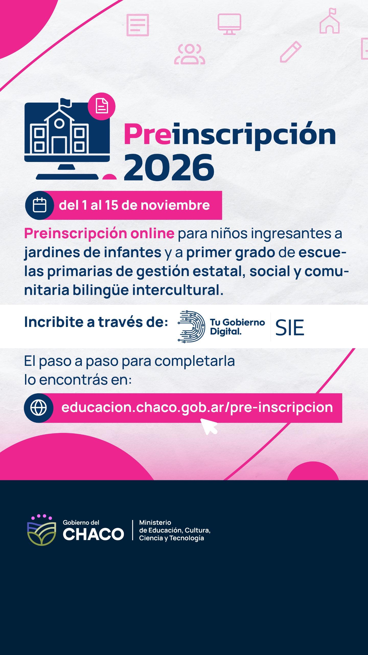 *comienza la prescripción 2026 para los niveles inicial y primario*