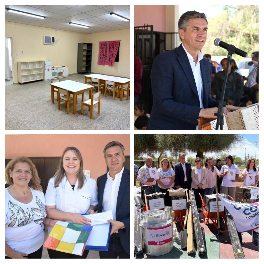 Miraflores: el gobernador zdero inauguró la ampliación y refacción del jardín de infante anexo a E.E.P. N°1017