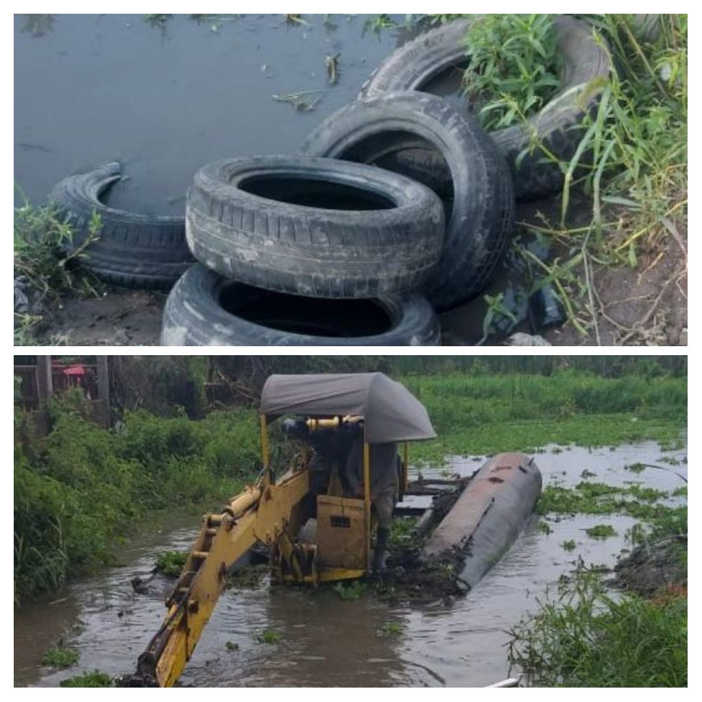 Vialidad provincial refuerza tareas de limpieza y pide no arrojar basura en las lagunas 