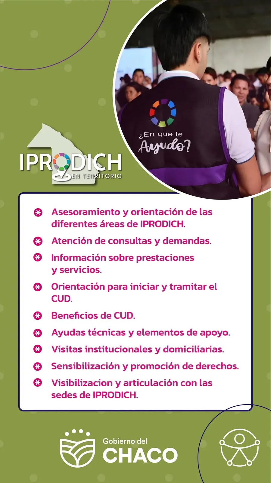 *IPRODICH LLEGA A MACHAGAI PARA ACERCAR SERVICIOS Y RESPUESTAS A LOS VECINOS*