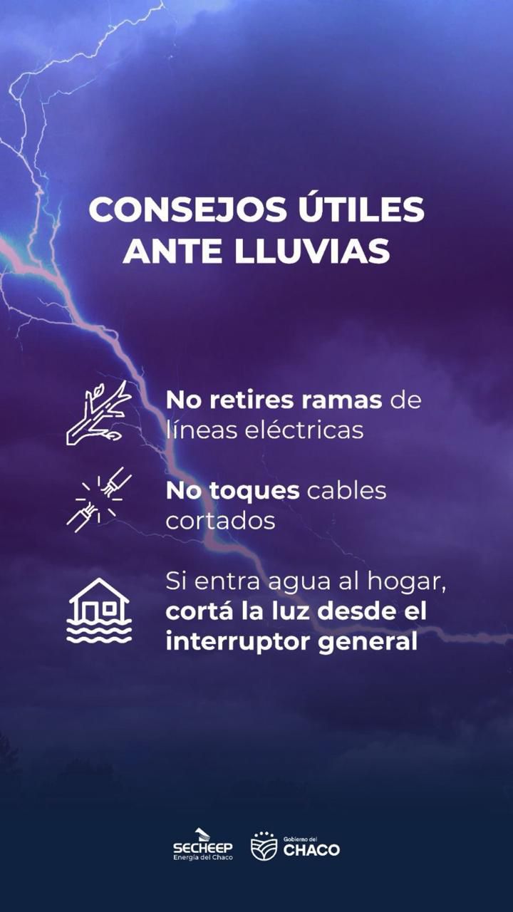 👉 _En un día como hoy 🌧️ tené en cuenta las siguientes recomendaciones:_