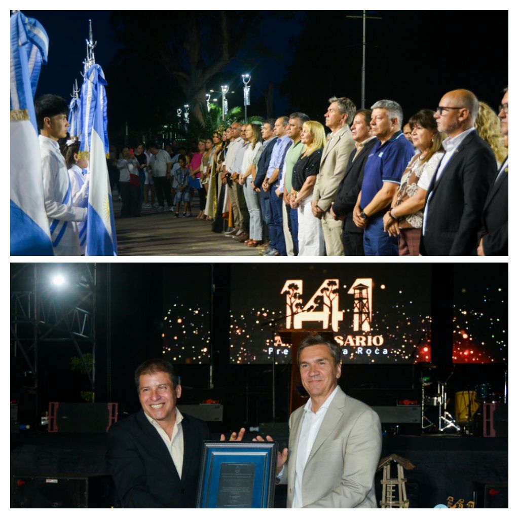 *EL GOBERNADOR ZDERO ACOMPAÑO EL 141° ANIVERSARIO DE PRESIDENCIA ROCA CON OBRAS, ENTREGAS Y RECONOCIMIENTOS A LA COMUNIDAD*