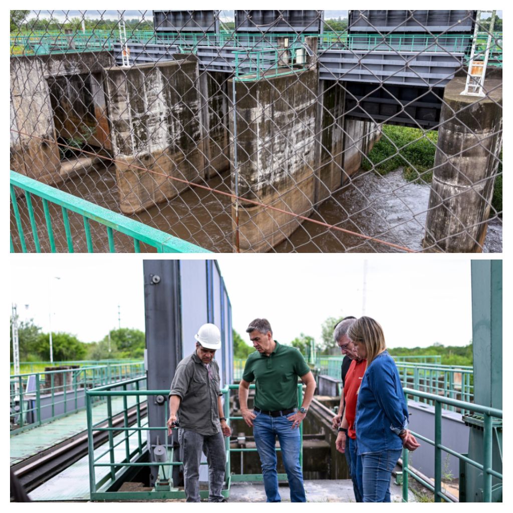 *EL GOBERNADOR ZDERO SUPERVISO OBRAS DE DESAGUES Y DEFENSAS EN EL GRAN RESISTENCIA*